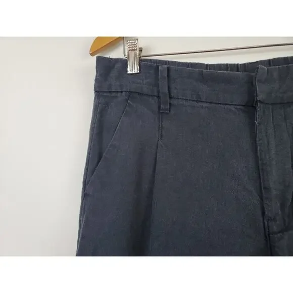 AE American Eagle Womens 8 Tall Pants High‎ Rise Trousers Pleated Wide-Leg - Picture 6 of 12